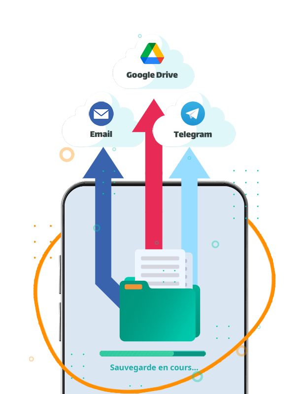 sauvegarde des données dans le cloud
