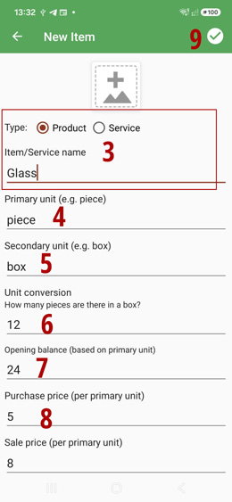 product or service information